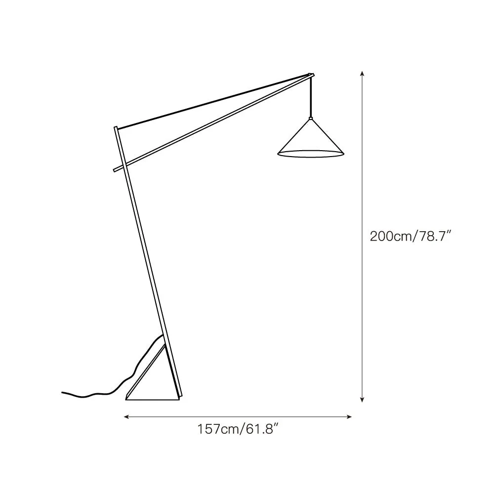 Grande Travertine Floor Lamp D706