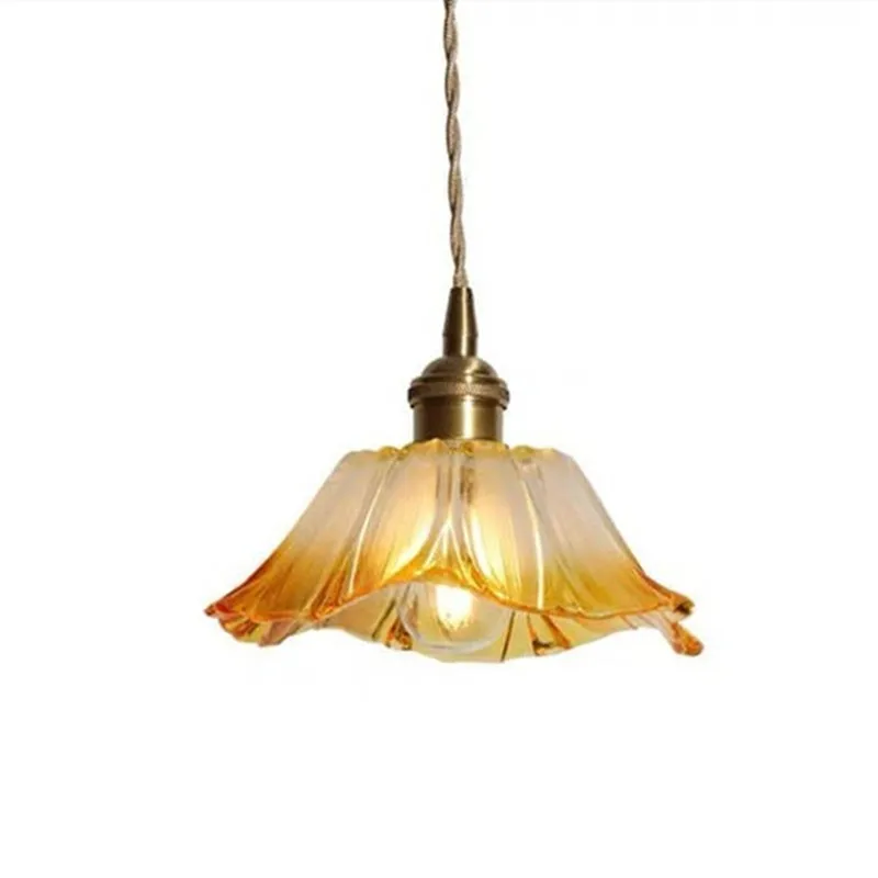 Tiffany Lotus Glass Pendant Light S55