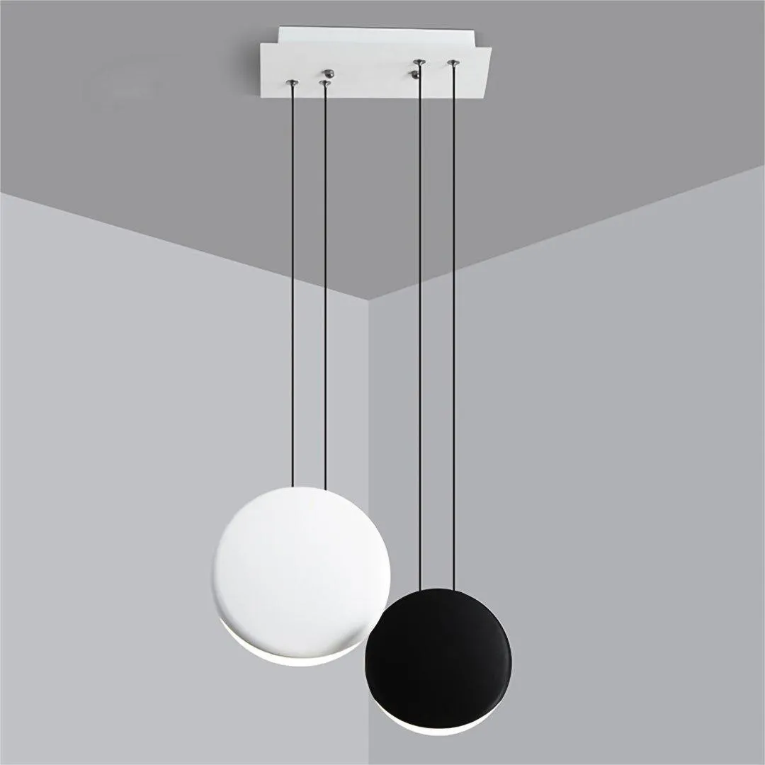 Modern Flattened Cosmos Pendant Light