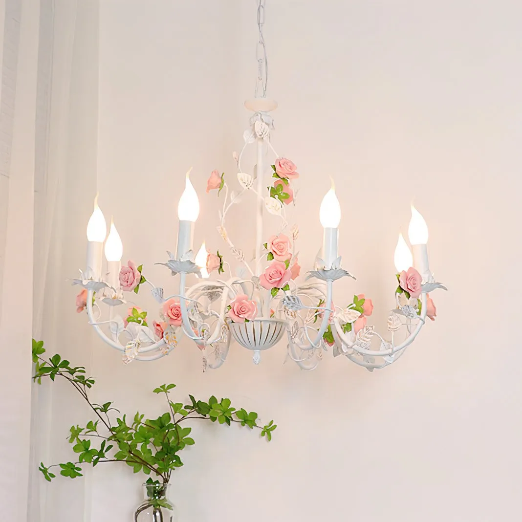 Rose Flowers Chandelier P060