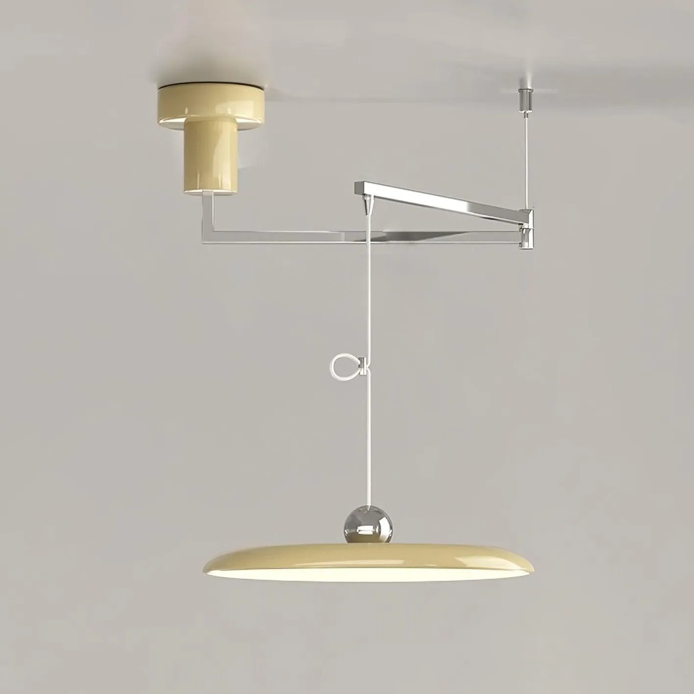 Simple Modern Adjustable Swing Arm Disc Pendant Lamp M110