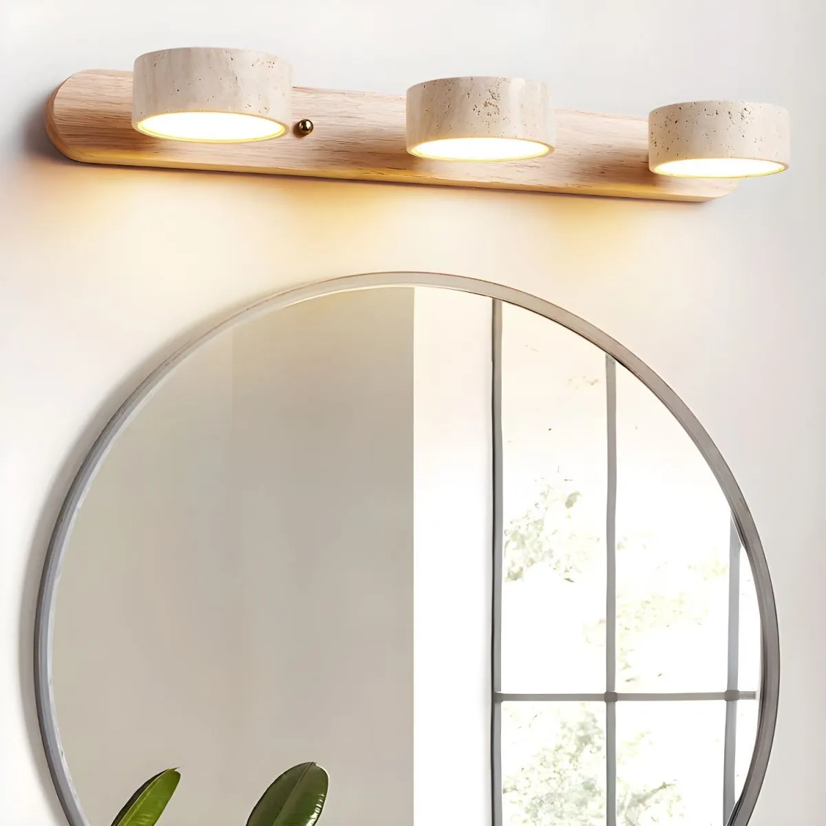 Natural Travertine Dual Wall Lamp G115