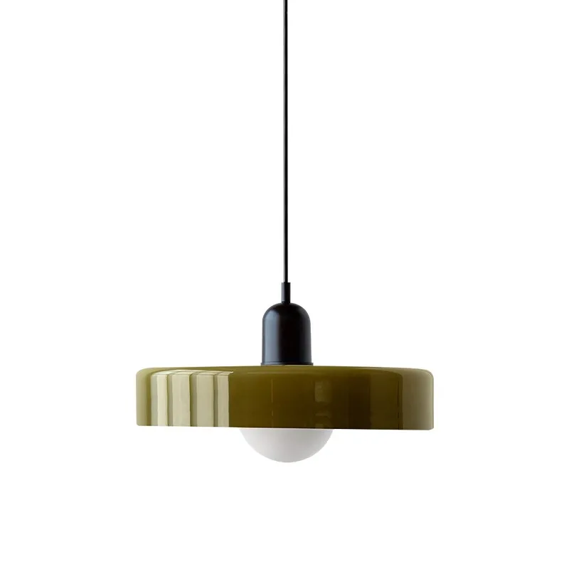 Morandi Glass Disc Orb Pendant Lamp S85