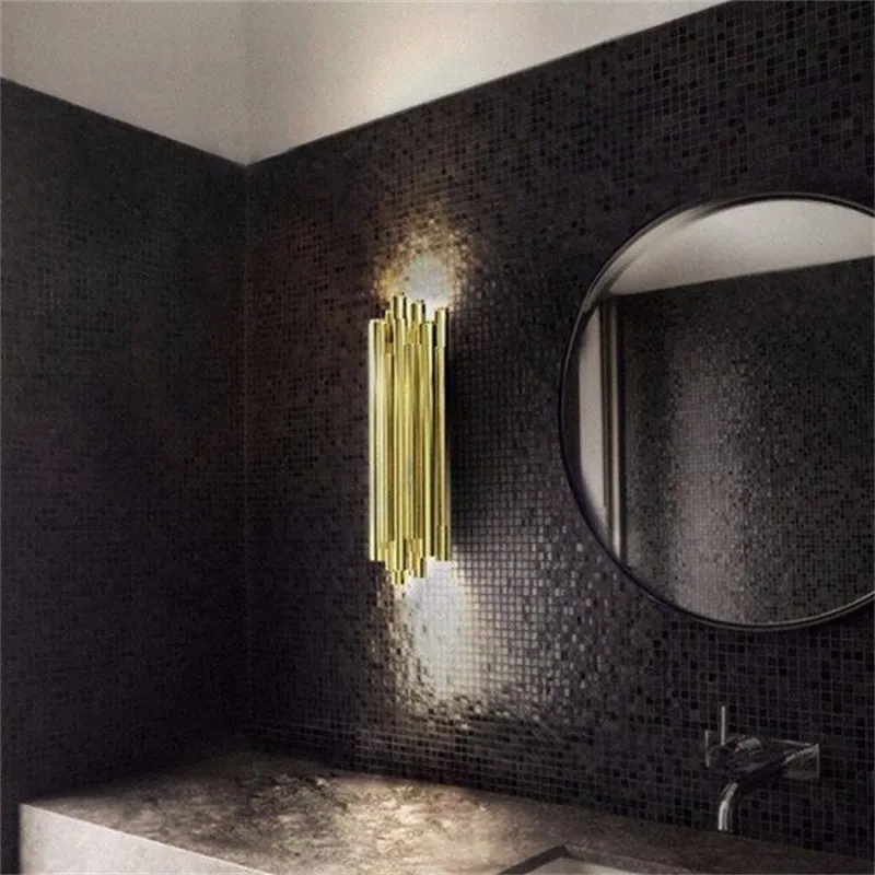 Gold Aluminum Wall Lamp