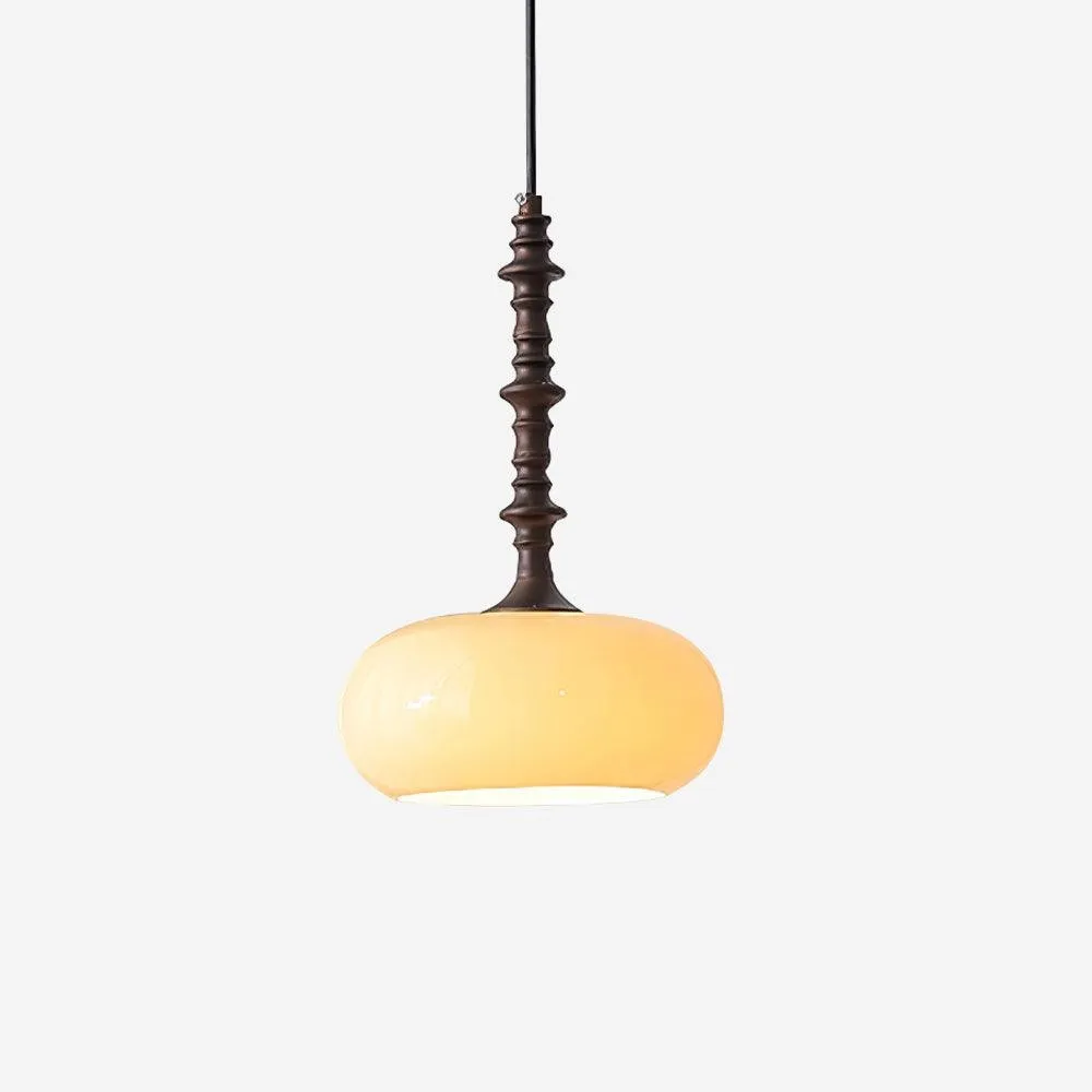 Modern Simple Cream Smooth Small Pendant Lamp M265