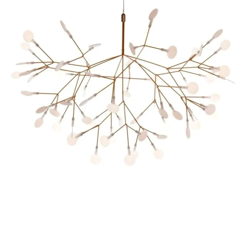Scandinavian Branching LED Chandelier for Living Room