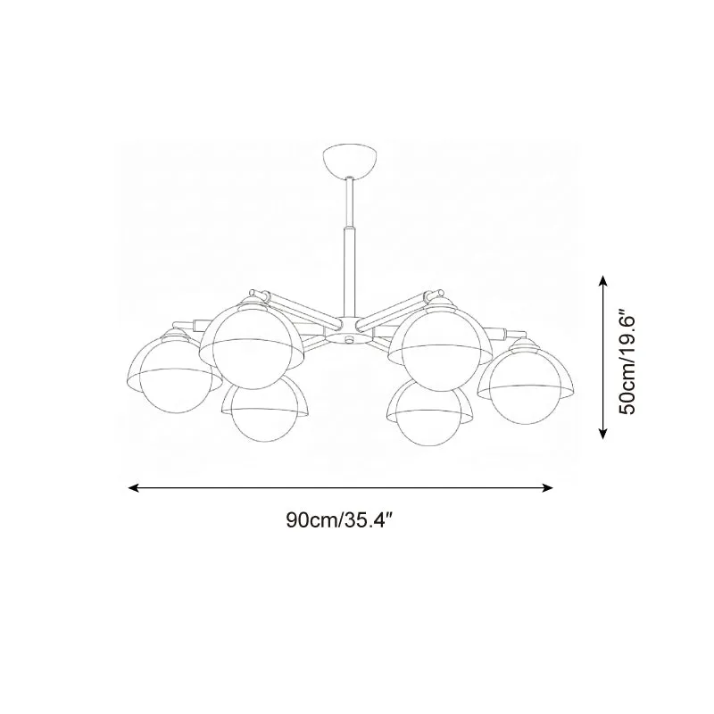 Belmont Chandelier D196