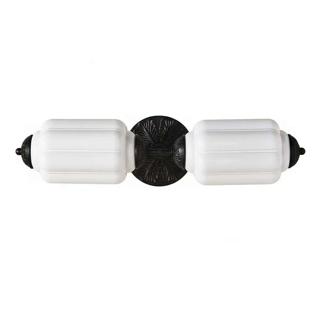 Eloise Brass Wall Sconce – Elegant Milk Glass Vintage Lighting T290