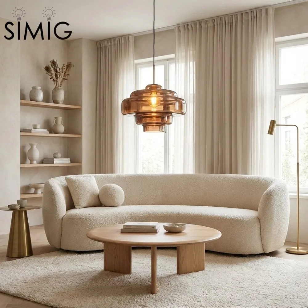 Koloro Retro Multi-layered Pendant Light - Modern Fixture for Living Room T277
