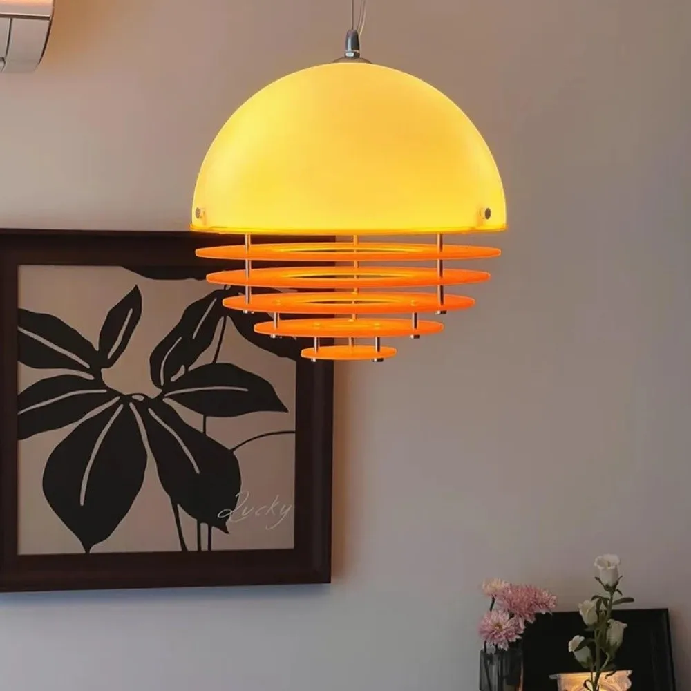 Bauhaus Sunset Ambient Pendant Lamp - Glass Acrylic Pendant Lamp S192