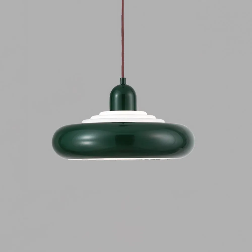 Multi-tiered Round Tower Cream Color Pendant Lamp M488