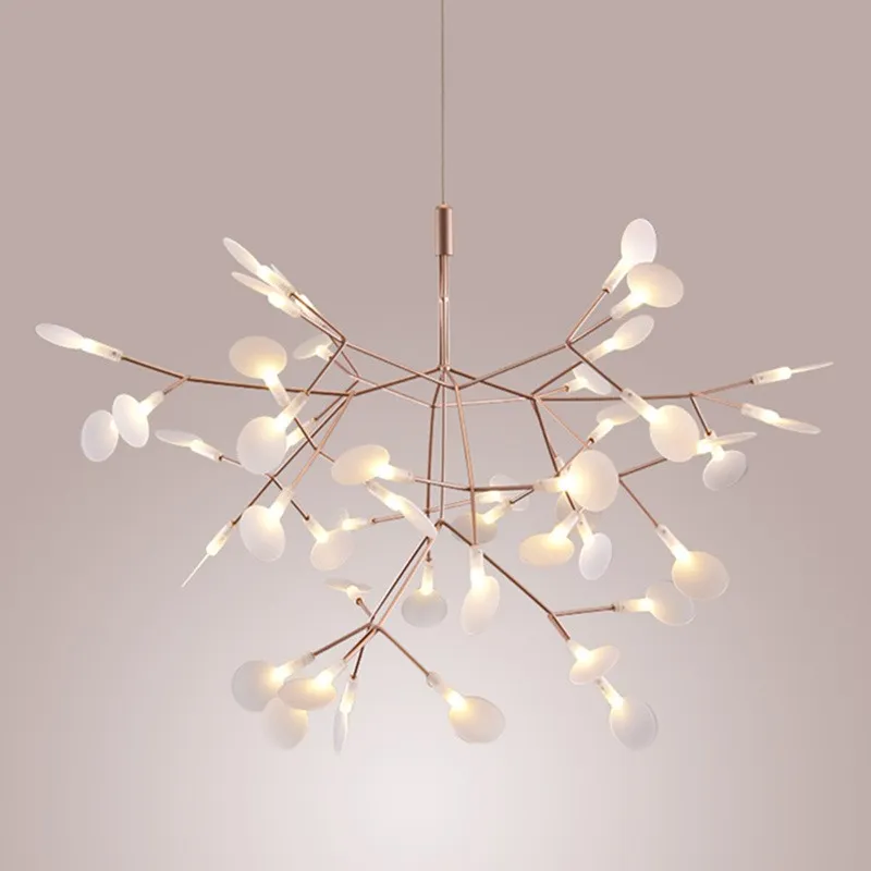 Scandinavian Branching LED Chandelier for Living Room