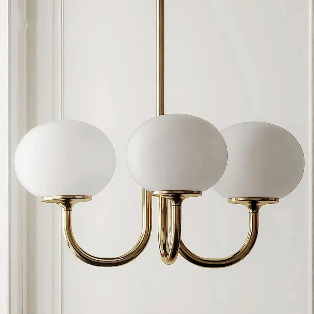 Marshmallow Modern Glass Chandelier D776