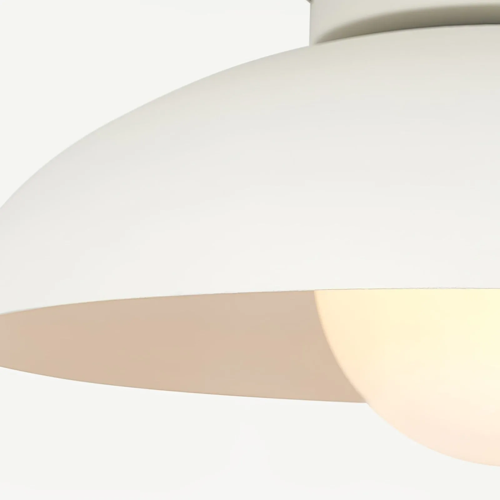 Matte Black Glass Dome Ceiling Lamp M553