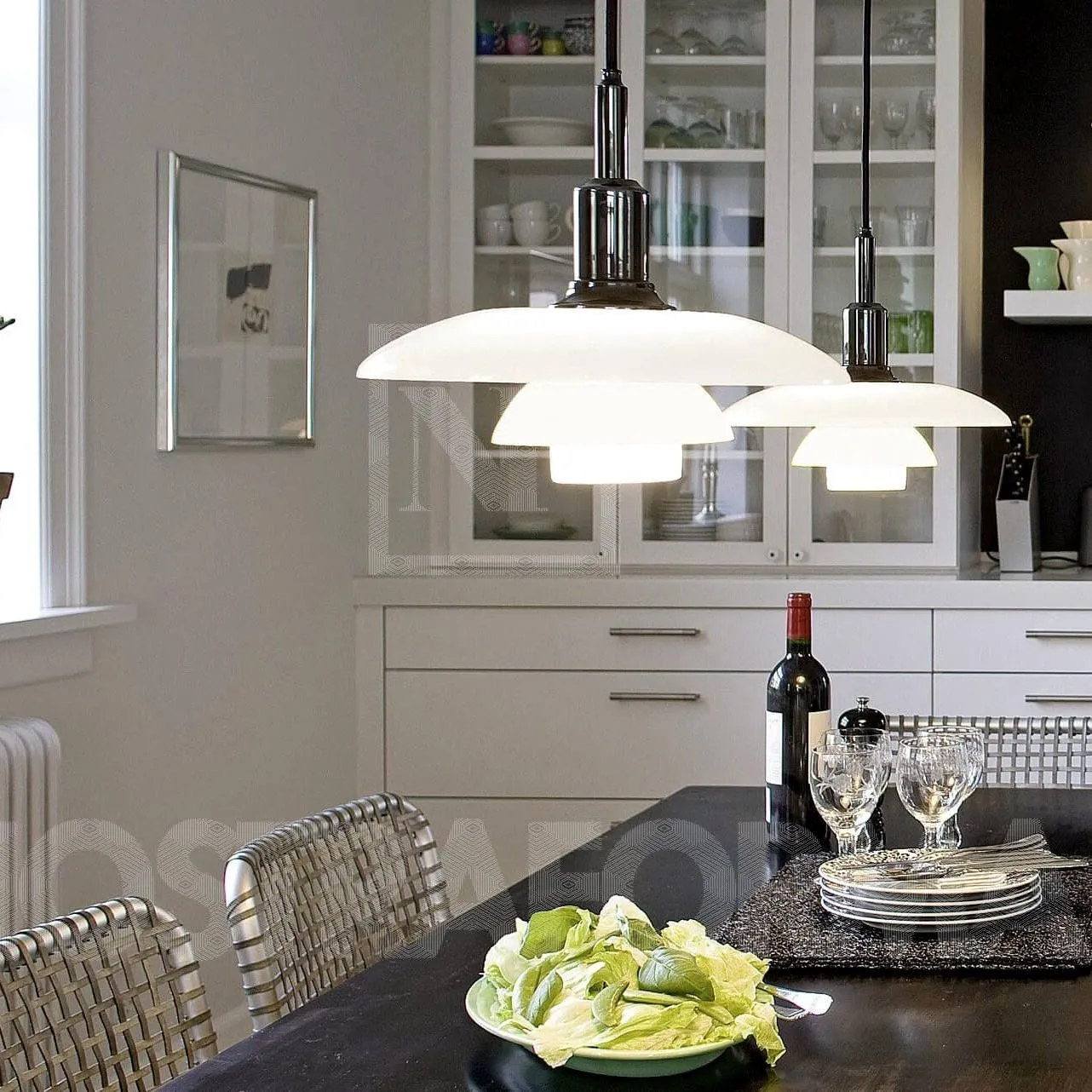 Danish Disc Multilayer Metal Pendant Light S01