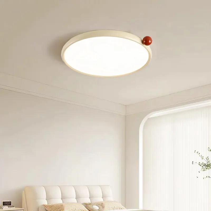 Minimalist Disc Cream Style Ultra-thin Ceiling Lamp M543