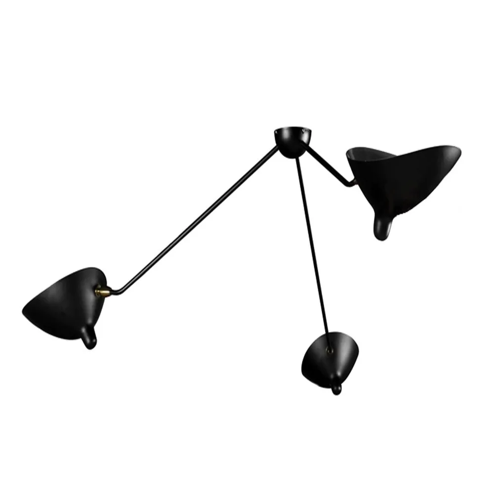 Industrial Adjustable Multi Arm Ceiling Light S17
