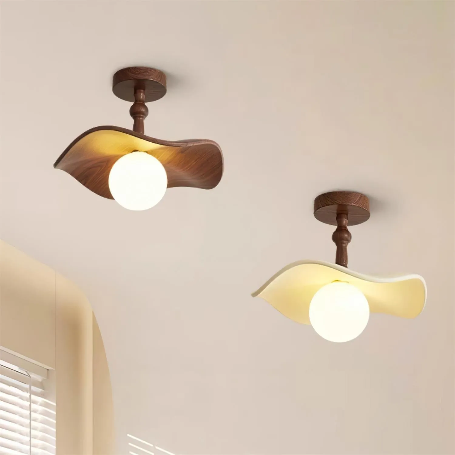 Nordic Wood Grain Ceiling Light P070