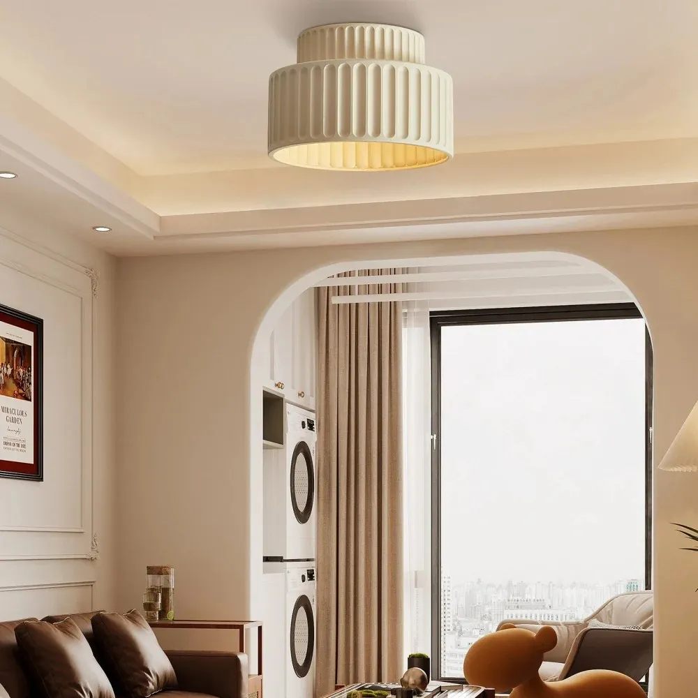 Nordic Decorative Kami Resin Ceiling Light S124