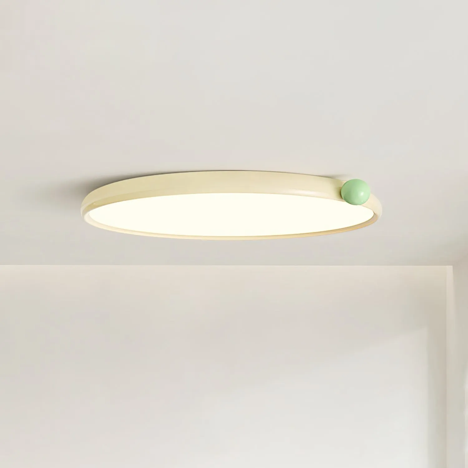 Minimalist Disc Cream Style Ultra-thin Ceiling Lamp M543