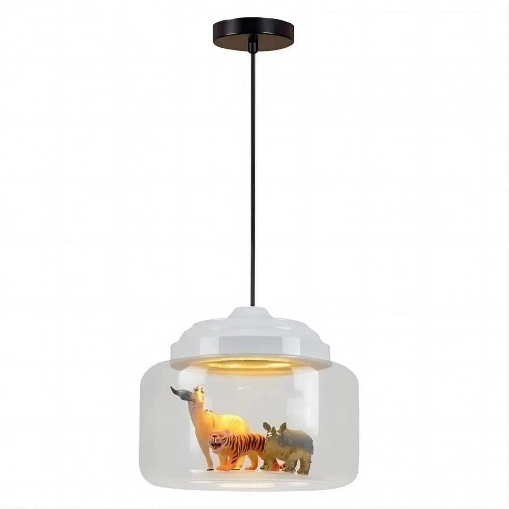 Creative Little Zoo Glass Pendant Light S83