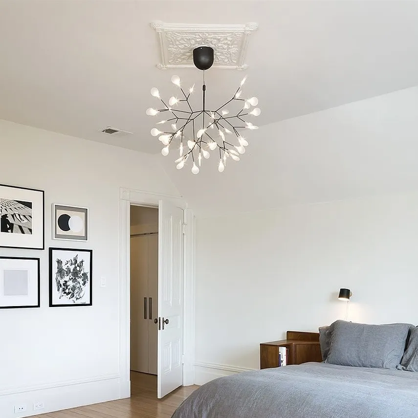 Scandinavian Branching LED Chandelier for Living Room