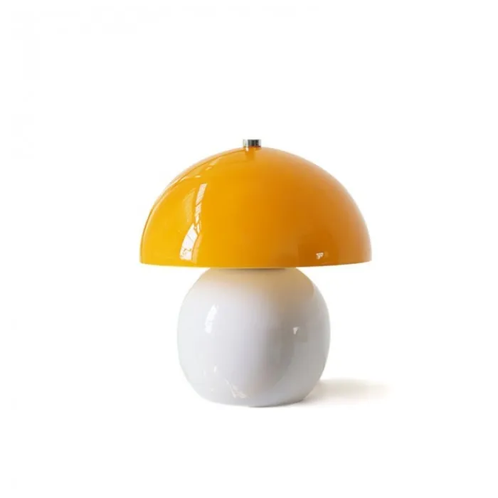 Cute Cream Mushroom Ceramic Table Lamp S178
