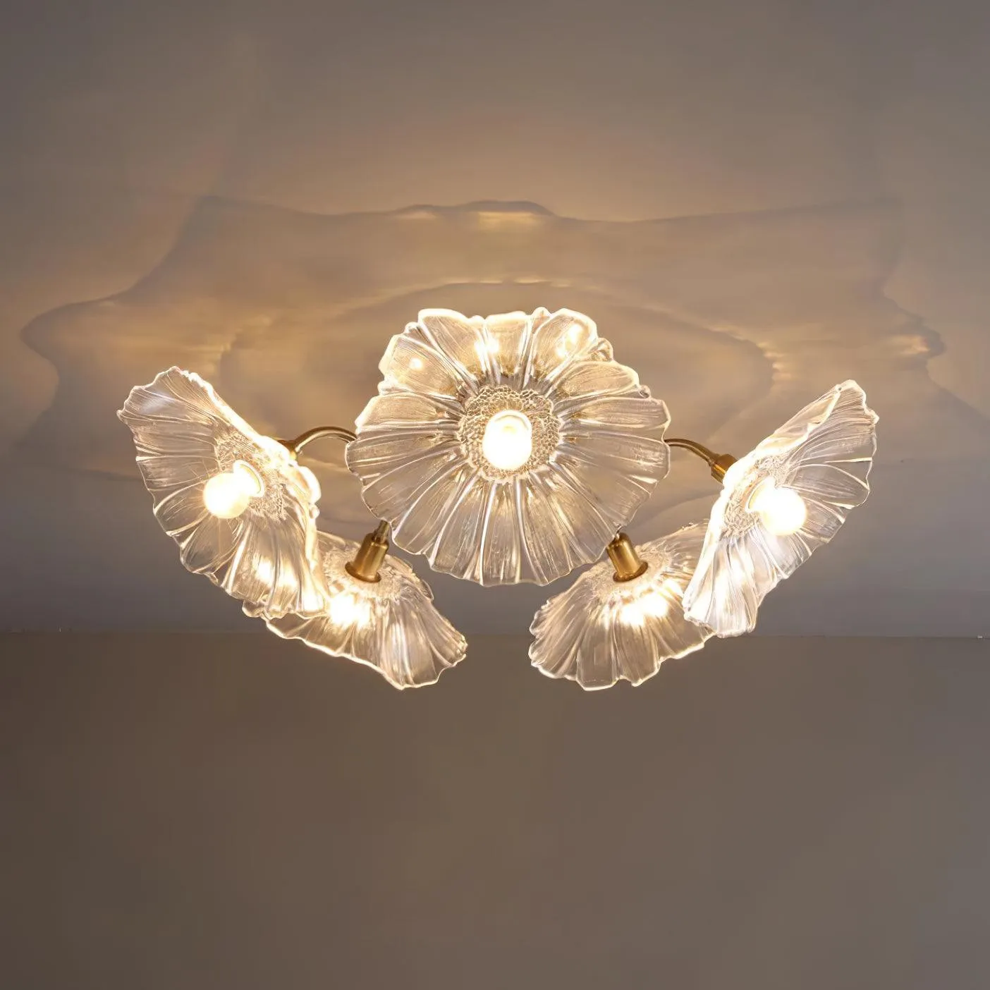 Murano Glass Flowers Ceiling Light P049