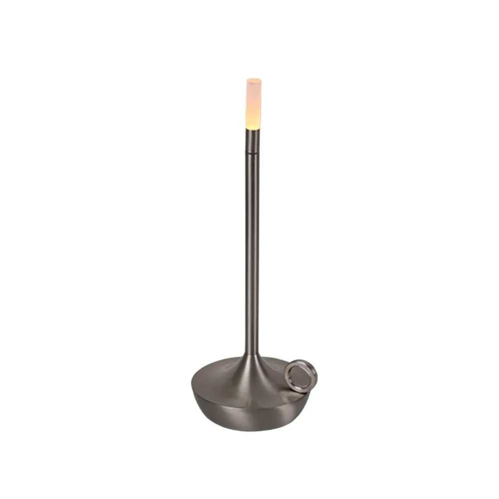 Metal Candle Touch Dimmable Rechargeable Table Lamp S183