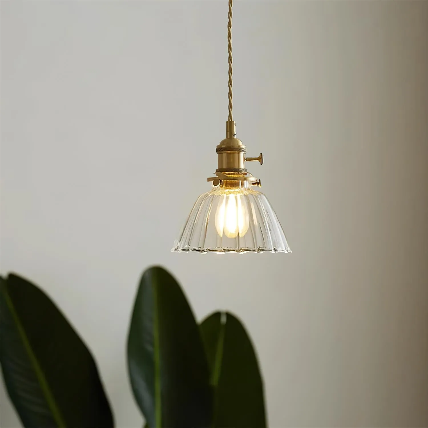 Jasmine Glass Pendant Lamp P025