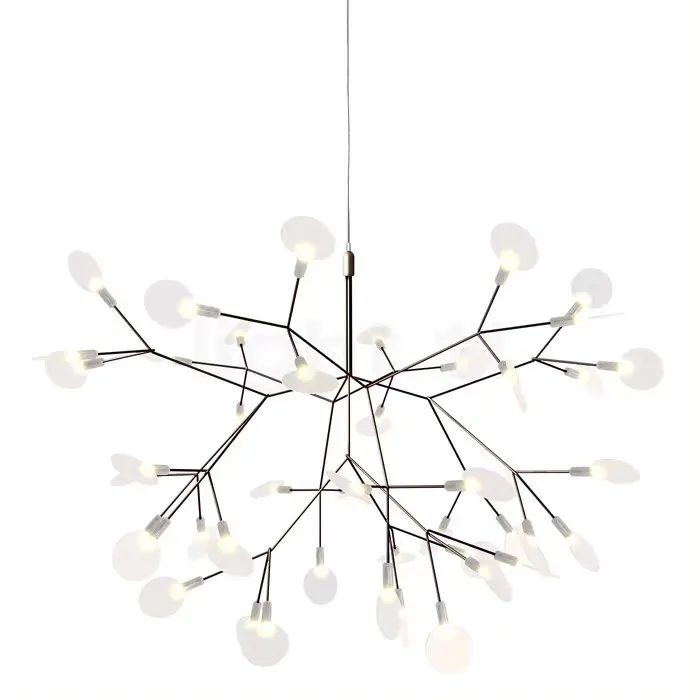 Scandinavian Branching LED Chandelier for Living Room