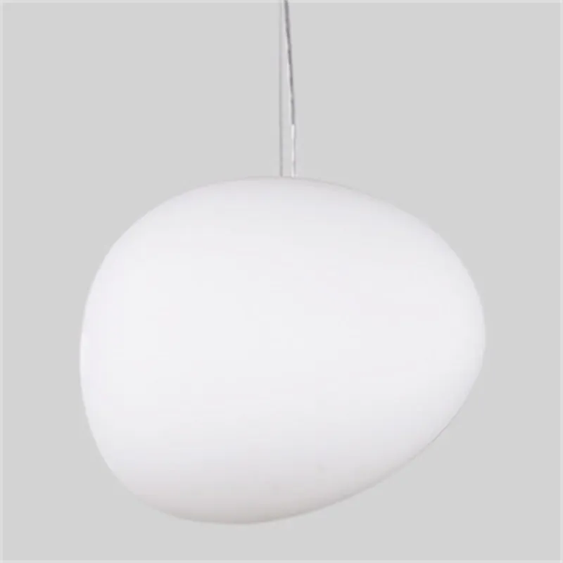 Stone Shape Opal Glass Pendant Light S05
