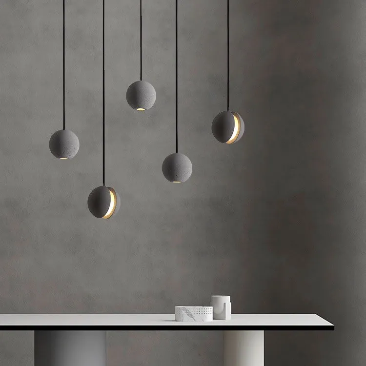 MARS Concrete Pendant Light For Living Room
