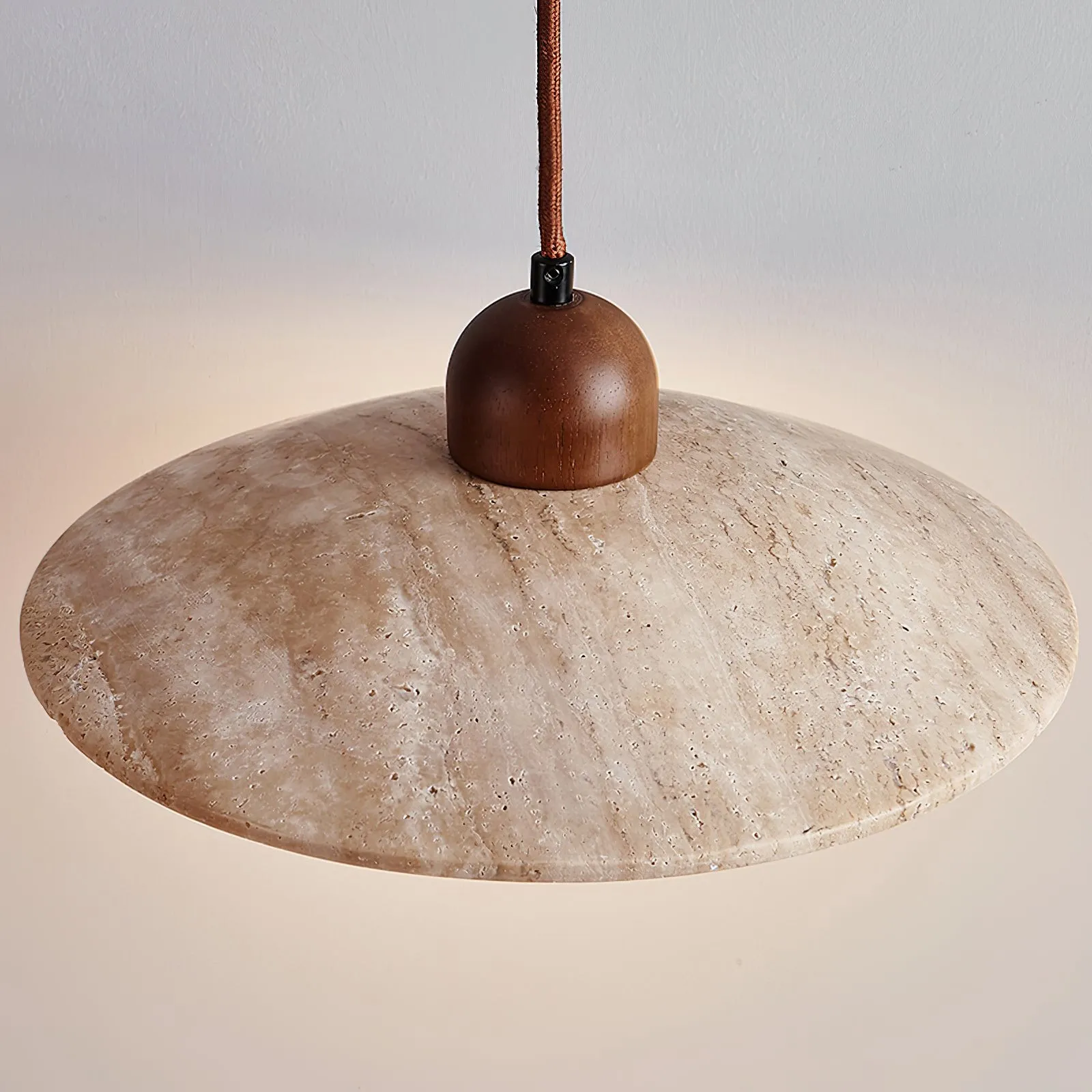 Wood Retro Wabi-Sabi Style Pendant Lamp M281