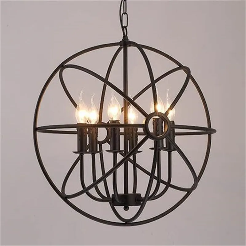 Globe Candle Chandelier