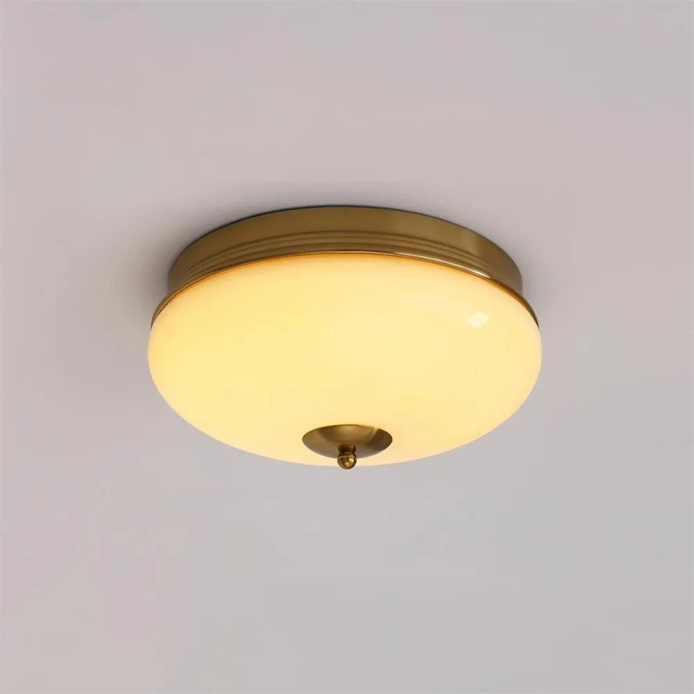 European Mid Century Cream Ceiling Light M242