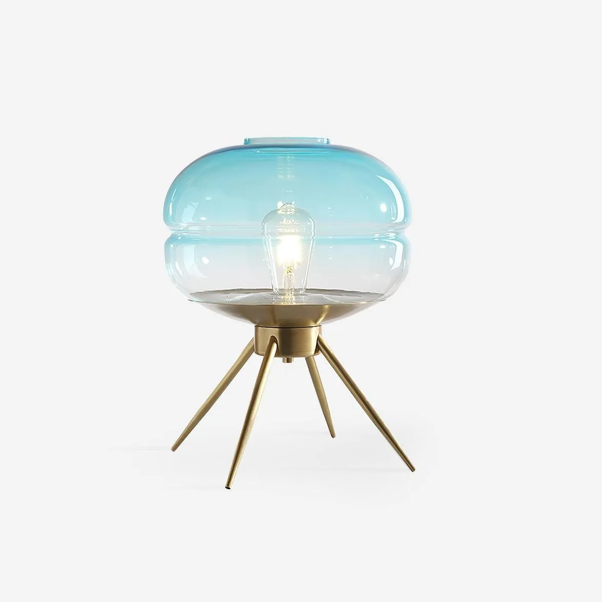 Luxury Personality Colored Glass Cover Tall Table Lamp M234