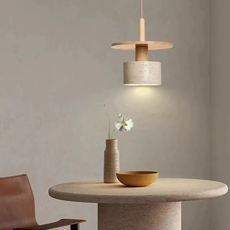 Travertine Vintage Retro Style Pendant Light D924