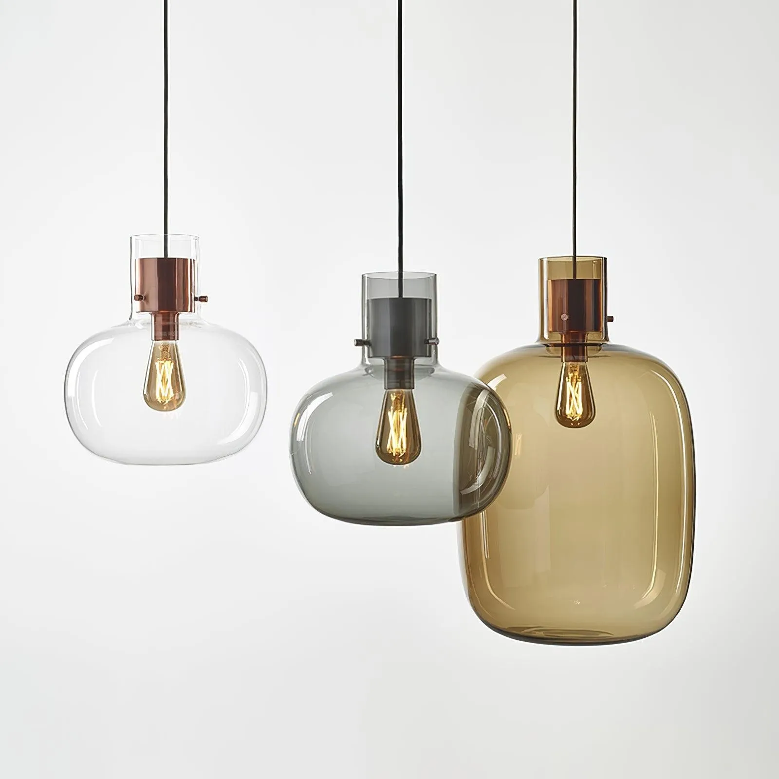 Nordic Minimalist Luxury Personality Glass Pendant Light M487