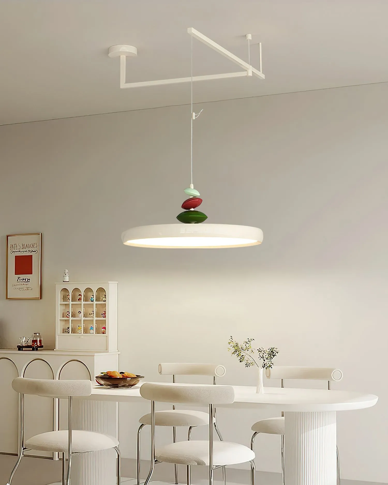 Simple Rocker Arm Flying Saucer Creative Chandelier M375