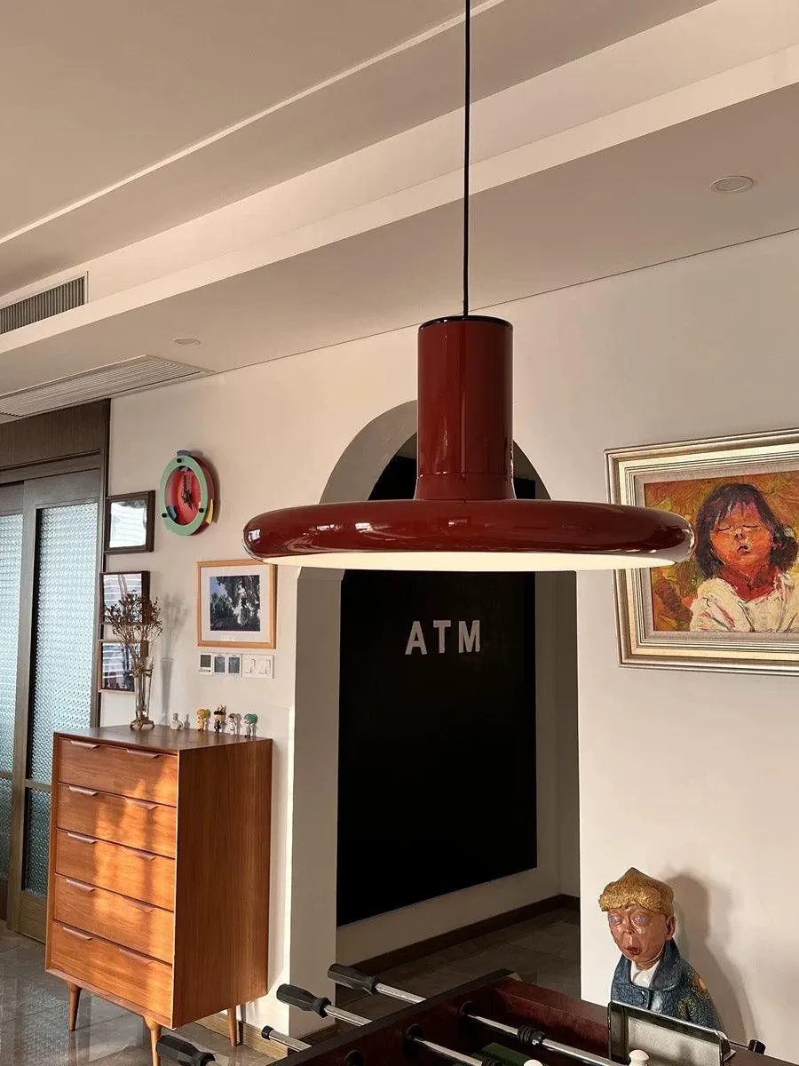 Vintage UFO Frisbee Pendant Lamp M446