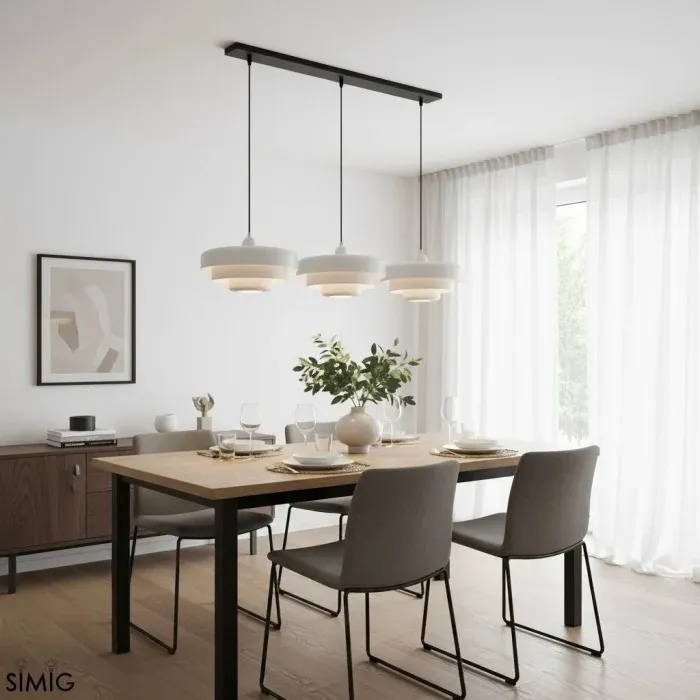 Triple Layer Disc Macaron Cake Pendant Light S90