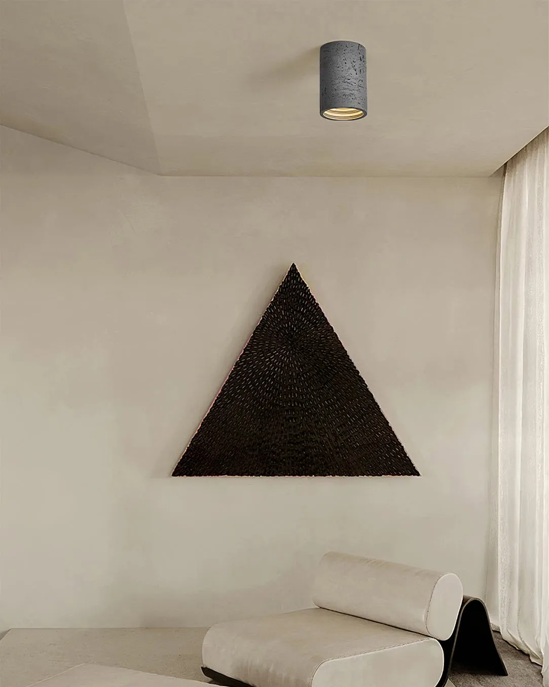 Modern Wabi-Sabi Cylindrical Ceiling Lamp M172