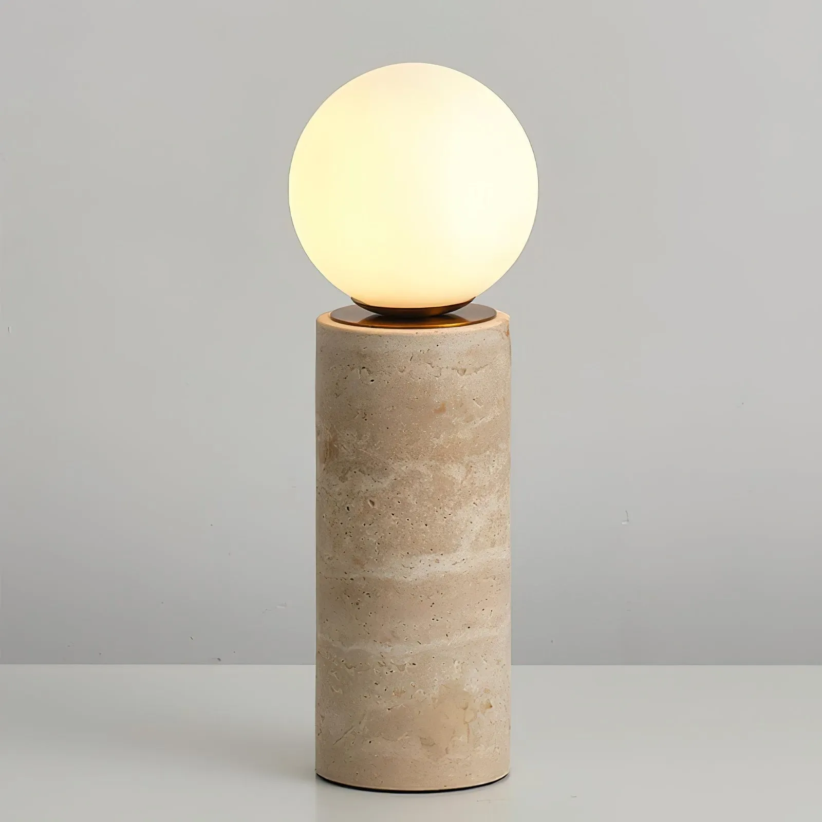 Core Travertine Table Lamp D645