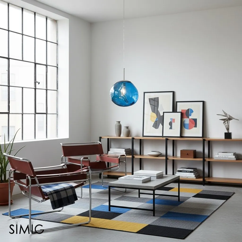 Dynamic Surface Pendant Light For Living Room S09