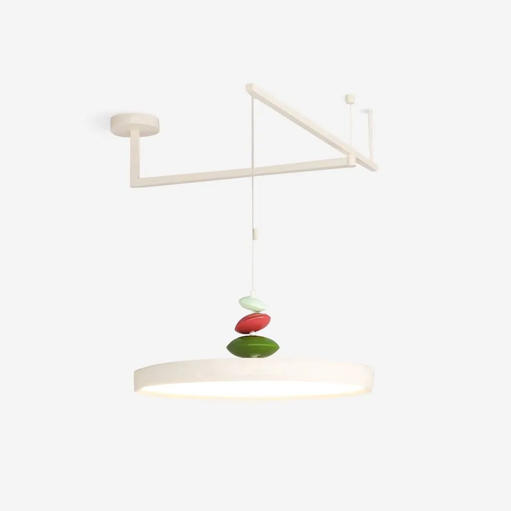 Swing Arm Stone Pendant Light M511