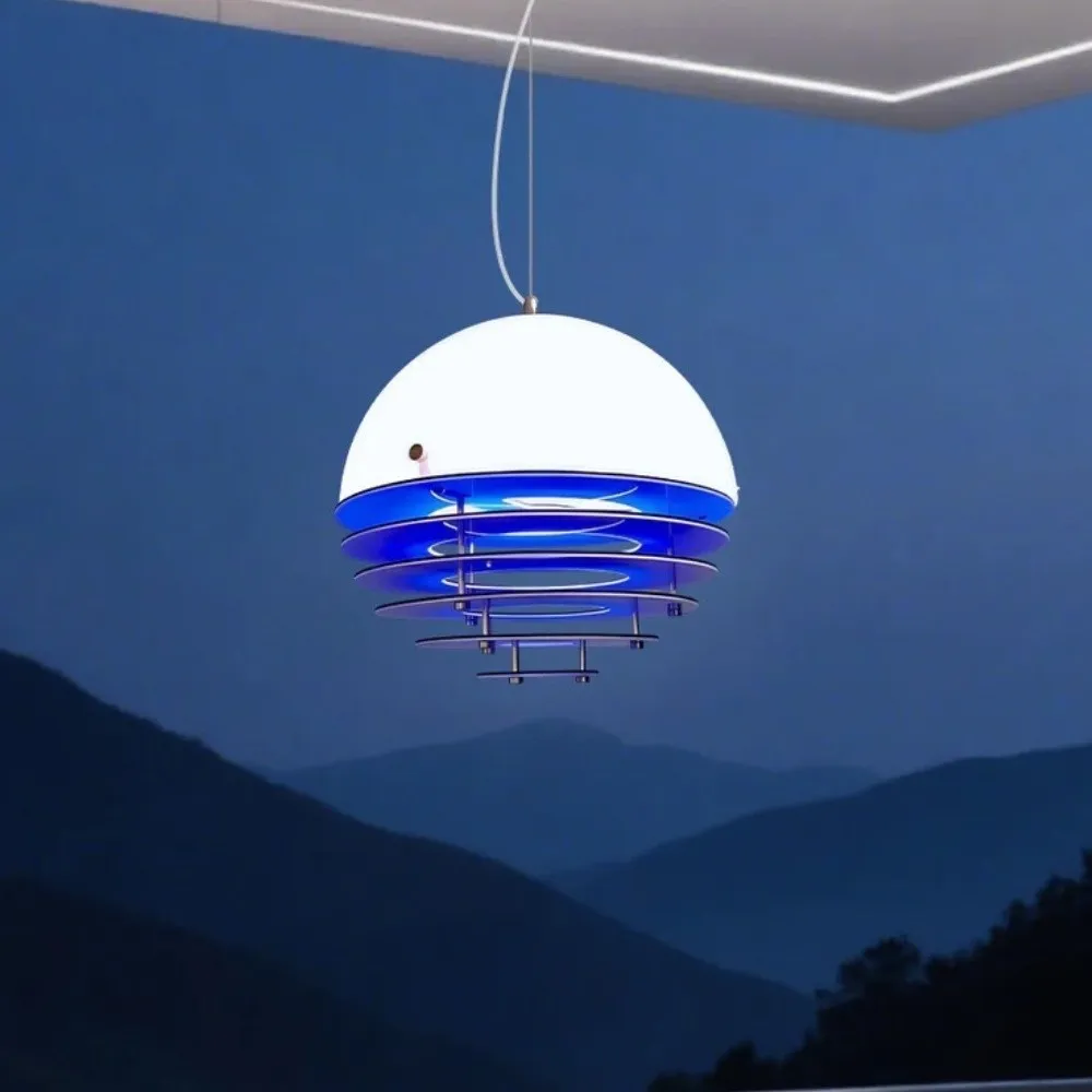 Bauhaus Sunset Ambient Pendant Lamp - Glass Acrylic Pendant Lamp S192