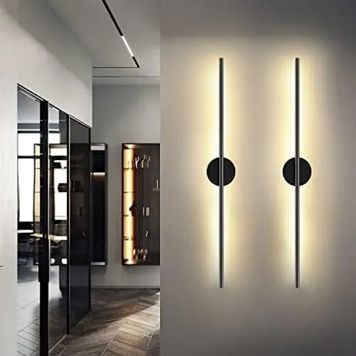 Modern Black Aluminum Wall Light D850