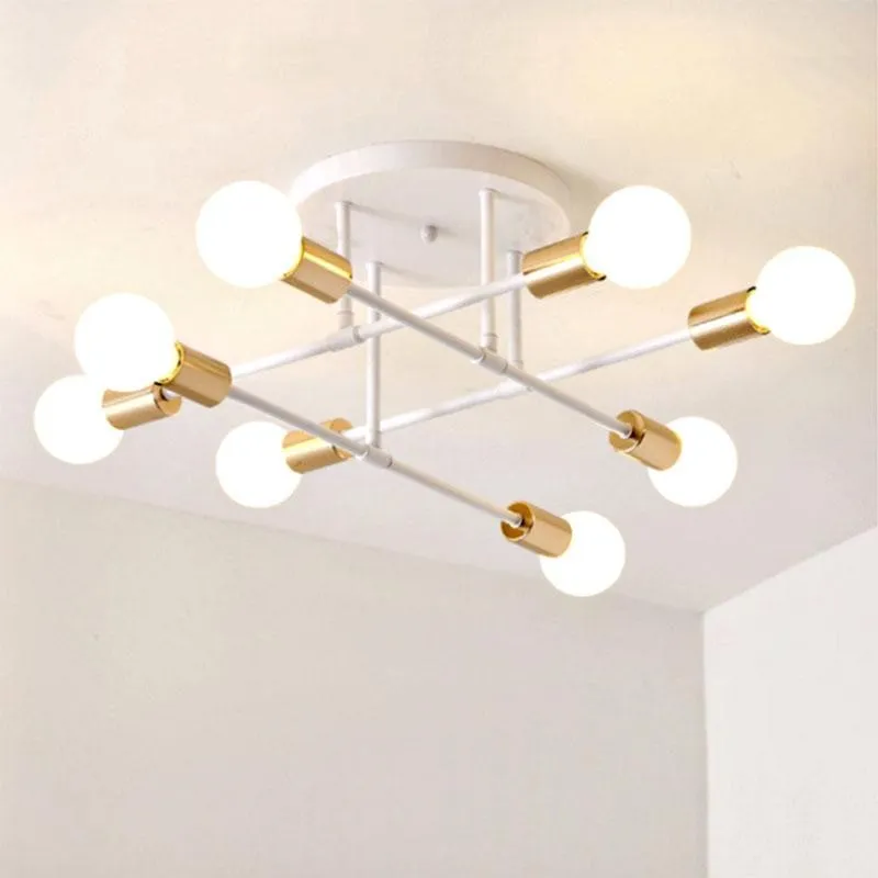 Smuxi 6/8 Head LED Industrial Iron Ceiling Light