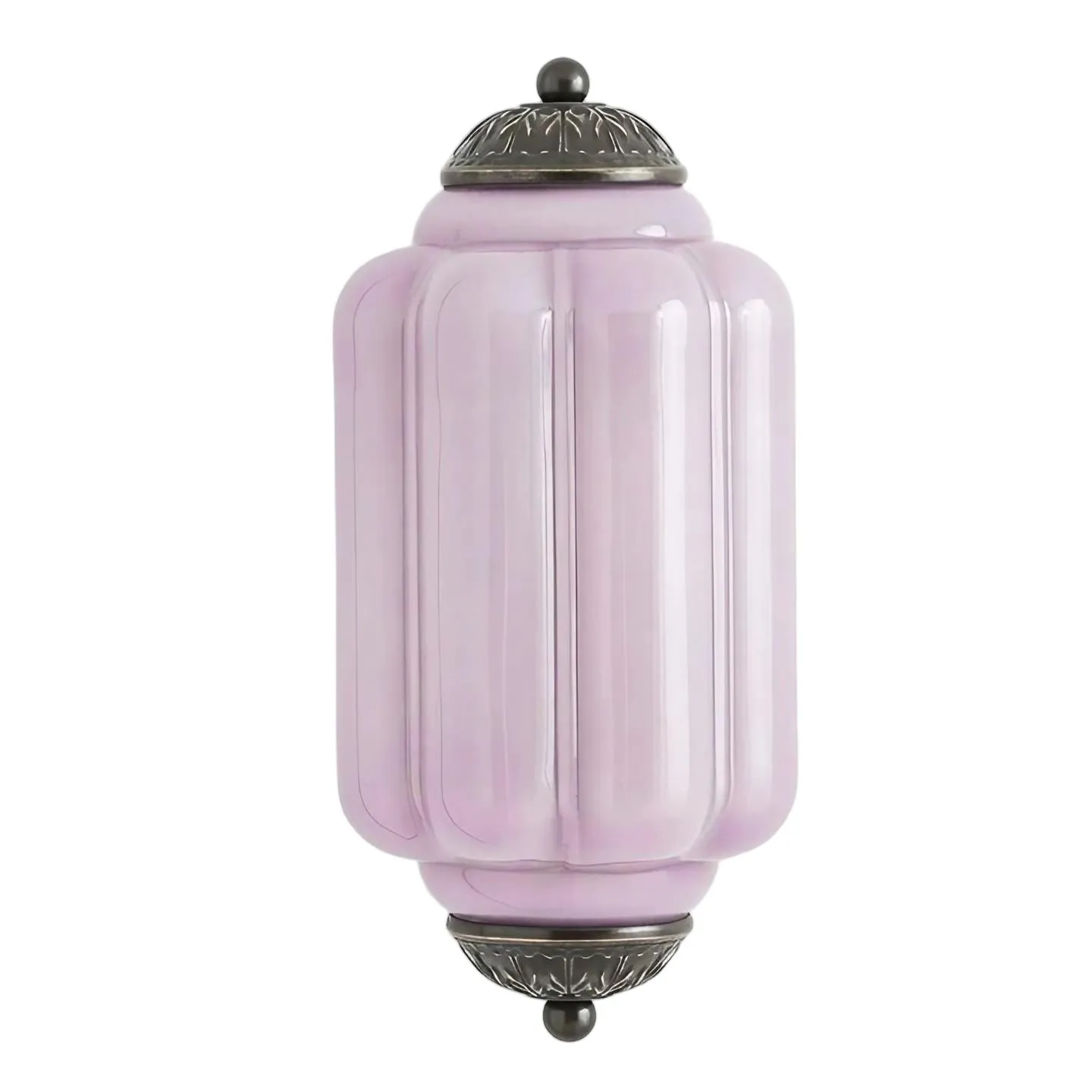 Eloise Long Pumpkin Retro Glass Recessed Wall Lamp G52